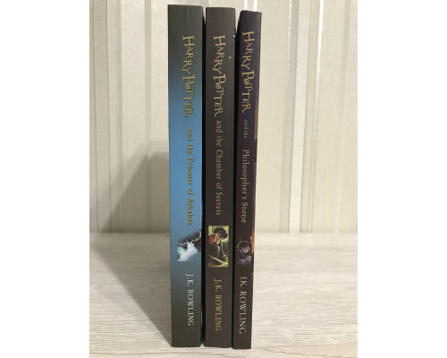 Комплект книг: Harry Potter and the Philosopher's Stone + Chamber of Secrets + The Prisoner of Azkaban