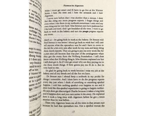 Flowers for Algernon. Daniel Keyes Цветы для Элджернона (на английском языке)