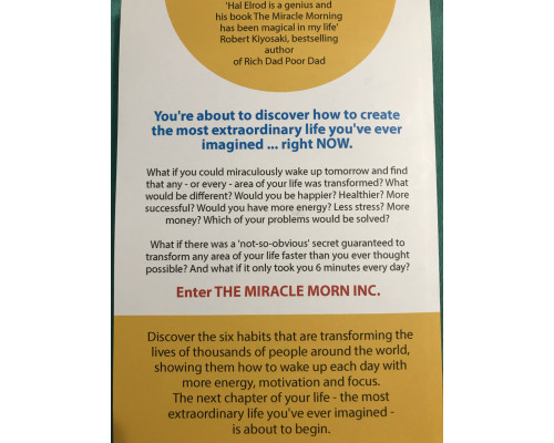 The Miracle Morning. The 6 Habits That Will Transform Your Life Before 8AM. Магия утра Хэл Элрод