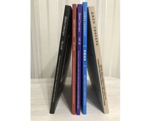 Комплект книг: НЕ НОЙ + НЕ ТУПИ + НИ СЫ + НИ ЗЯ + ЛЮБИ. Джен Синсеро
